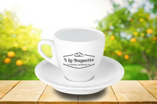 Xícara de Chá Personalizada Coquinho 150ml - 12 Unidades