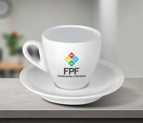 Xícara de Chá Personalizada Coquinho 150ml - 12 Unidades