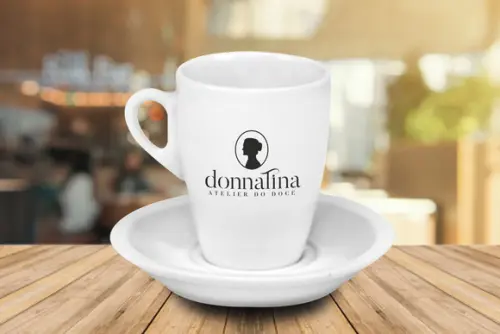 Xícara de Chá Personalizada Genova de 150ml - 12 Unidades
