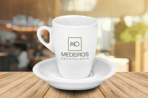 Xícara de Chá Personalizada Genova de 150ml - 24 Unidades