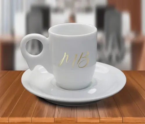 Xícara Espresso Personalizada Biruta de 70ml - 48 Unidades