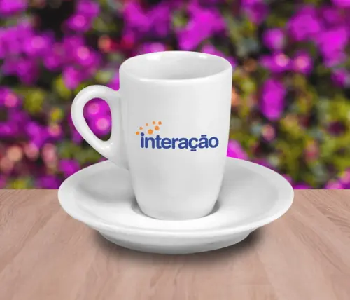 Xícara Personalizada de Café Genova de 150ml - 12 Unidades