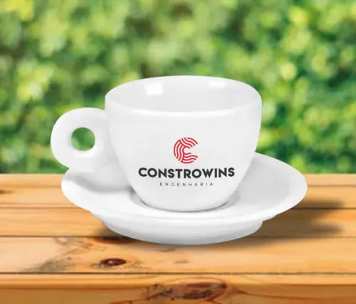 Xícara Personalizada para Espresso Itália 70ml - 12 Unidades