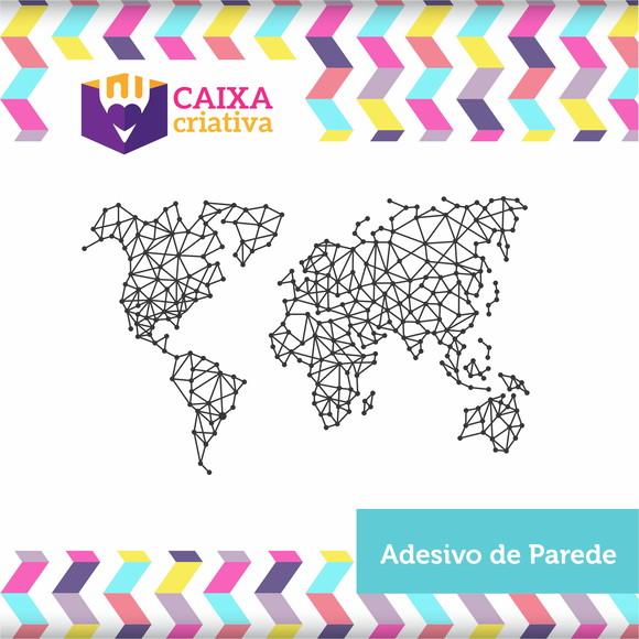 Adesivo Mapa Mund