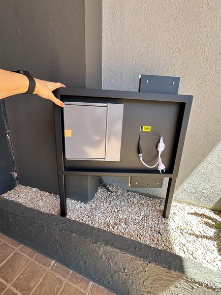 Algarismo Acm + Inox +caixa Correio e Pé para Jardim