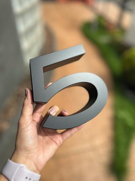 Algarismo Personalizado Galvanizado