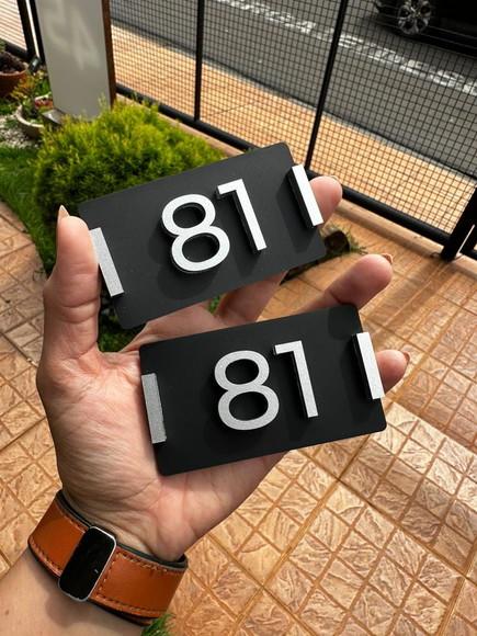 Algarismo Personalizado Apartamento 9x5cm