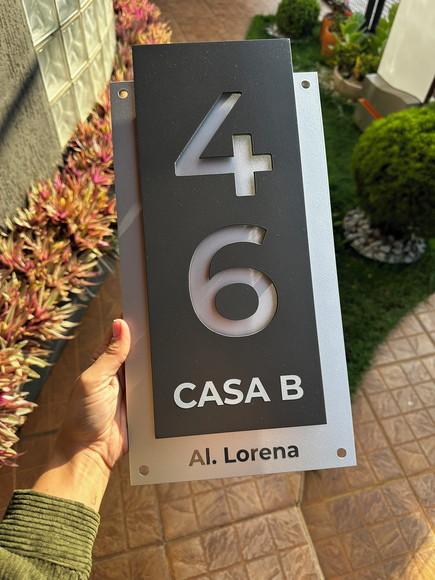 Algarismo Residencial Acm com Acm - 2 Dígitos 20x40