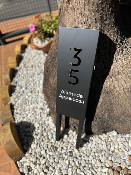 Algarismo Residencial Estruturado - para Jardim 15x40