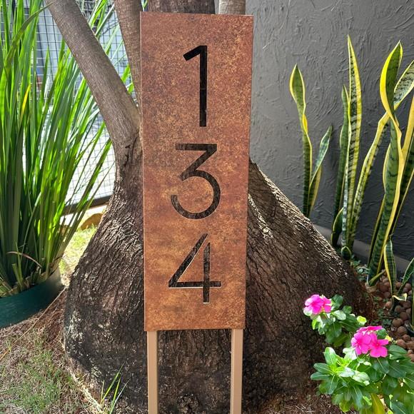 Algarismo Residencial Estruturado - para Jardim 20x60