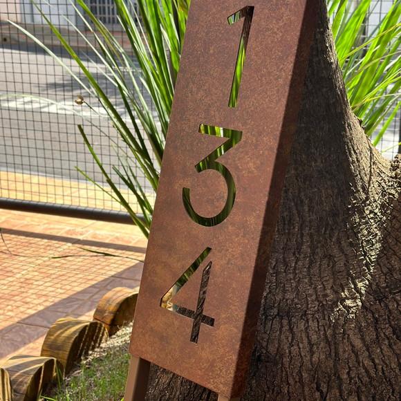 Algarismo Residencial Estruturado - para Jardim 20x60