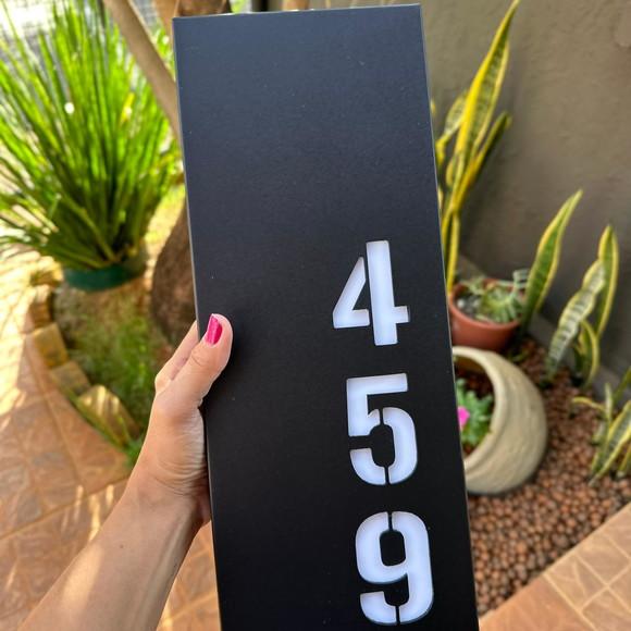 Algarismo Residencial Estruturado com Led - 3 Dígitos 15x40