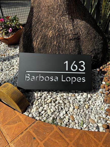 Algarismo Residencial Estruturado com Led - Personalizado