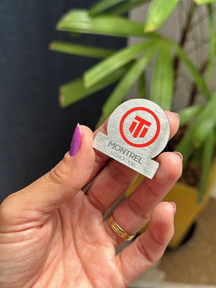 Broche Personalizado Seu Logo Fechamento Ímã