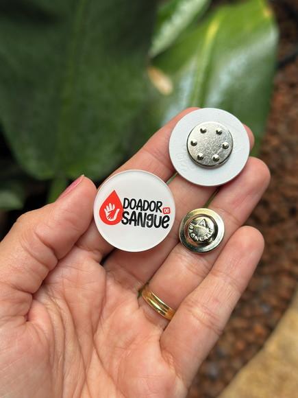 Broche Personalizado Seu Logo Fechamento Ímã