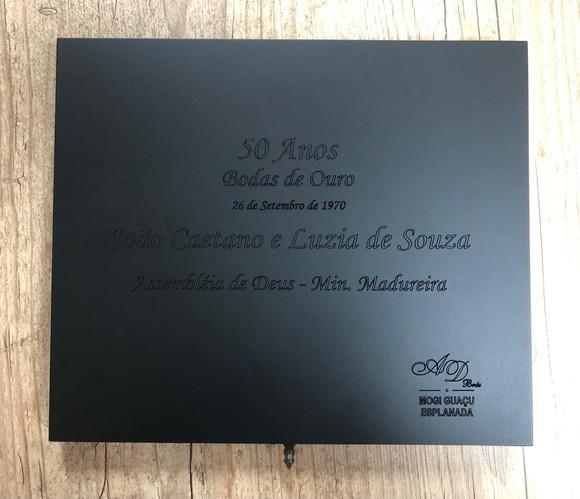 Estojo de Homenagem Mdf- 32x27cm