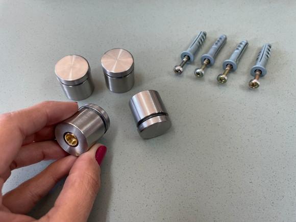 Kit de Parafusos e Prolongadores Inox G - 4 Unidades