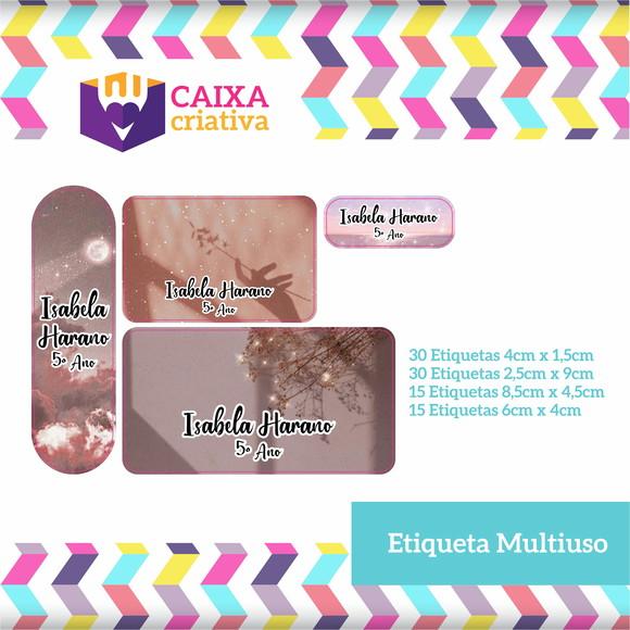 Kit Etiquetas Adesivas - Aesthetic