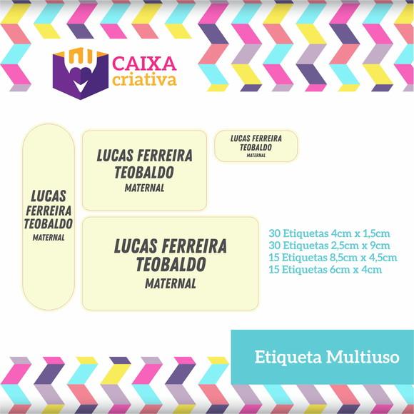Kit Etiquetas Adesivas - Amarela