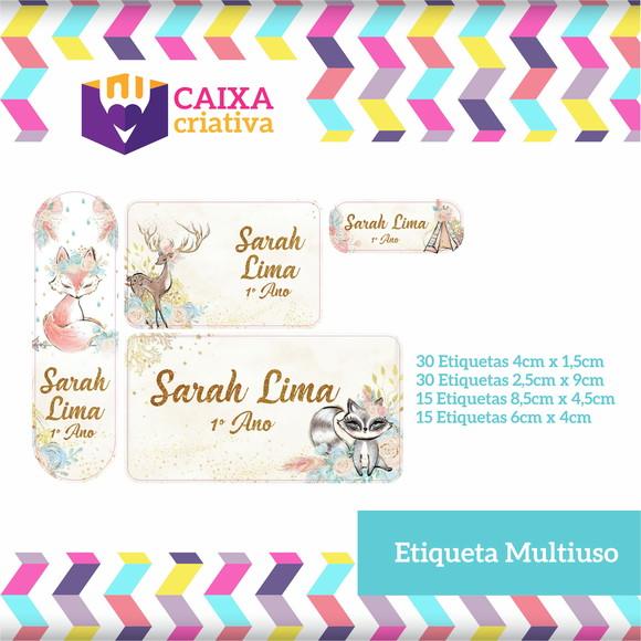 Kit Etiquetas Adesivas - Boho