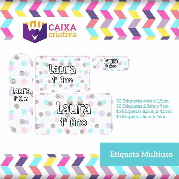 Kit Etiquetas Adesivas - Dots