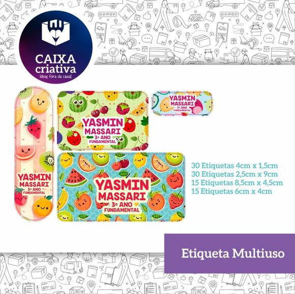 Kit Etiquetas Adesivas - Frutinhas