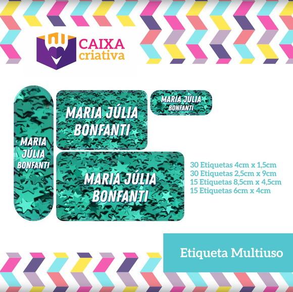 Kit Etiquetas Adesivas - Glitter