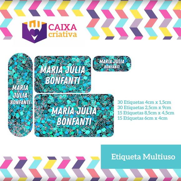 Kit Etiquetas Adesivas - Glitter