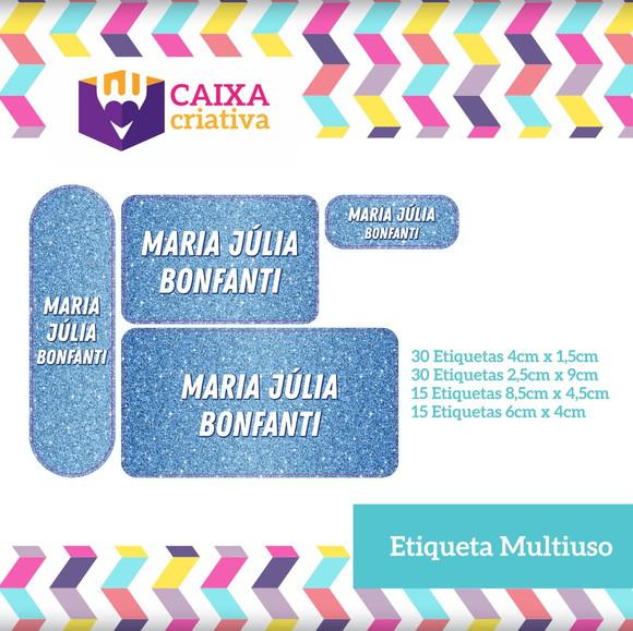 Kit Etiquetas Adesivas - Glitter