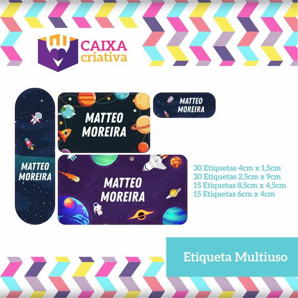 Kit Etiquetas Adesivas - Planetas