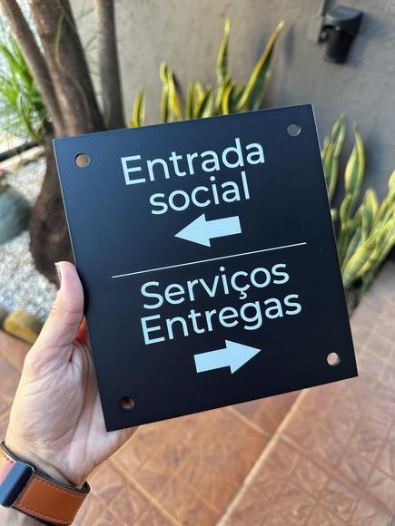 Kit Personalizado 2 Algarismos + 1 Placa de Identificação