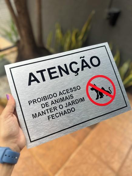Placa Acm Personalizado - 21x29,7