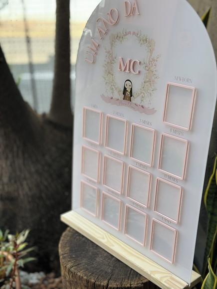 Placa com Sobreposição em Acrílico - 70x47