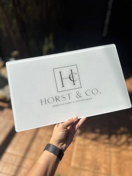 Placa Comércio Acrilico - Efeito Cristal 40x24 Impressão Uv