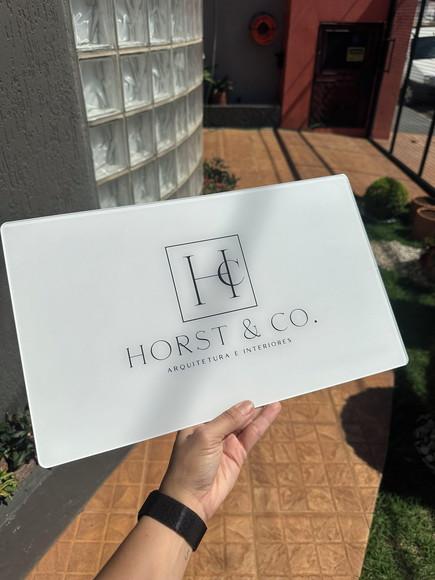 Placa Comércio Acrilico - Efeito Cristal 40x24 Impressão Uv