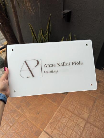 Placa Comércio Acrilico - Efeito Cristal 40x24 Impressão Uv