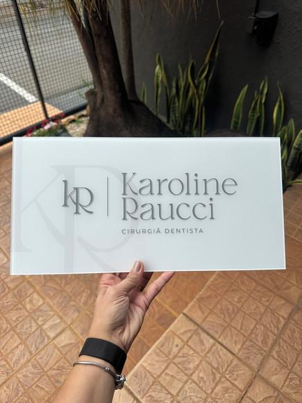 Placa Comércio Acrilico Adesivo Frontal 40x20 Impressão Uv