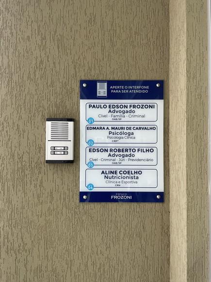 Placa de Comércio - Frente 30x60