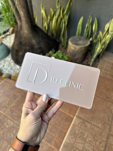 Placa de Comércio Acrilico - Frente 10x20 + Impressão Uv