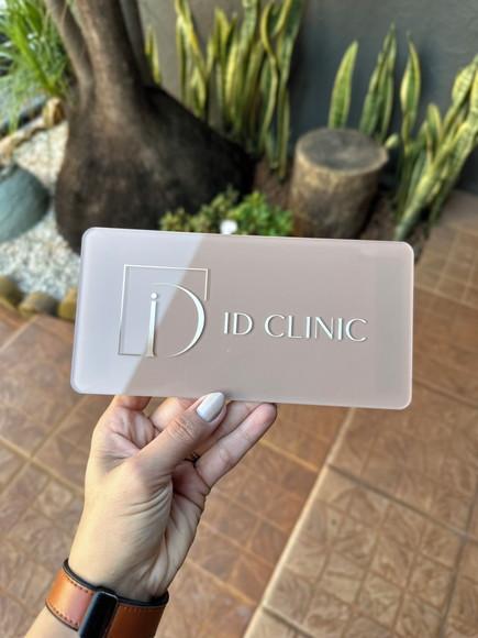 Placa de Comércio Acrilico - Frente 10x20 + Impressão Uv