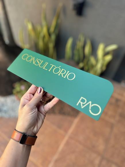Placa de Identificação - Modelo Caulim 30x10,5