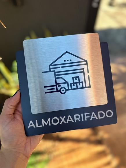 Placa de Identificação de Sala - Ágata Inox