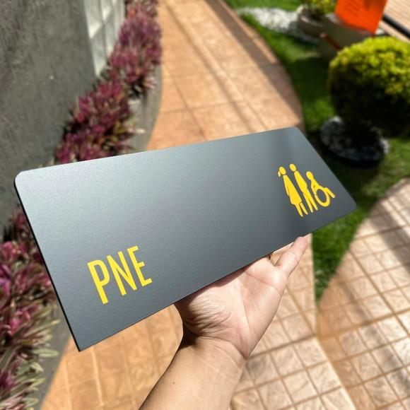 Placa de Identificação de Sala - Caulim 33x11,5