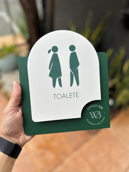 Placa de Identificação de Sala - Modelo Ágata