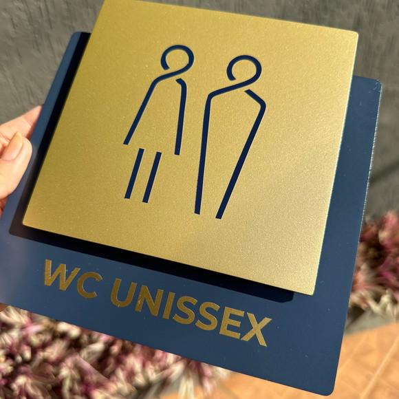 Placa de Identificação de Sala - Modelo Ágata
