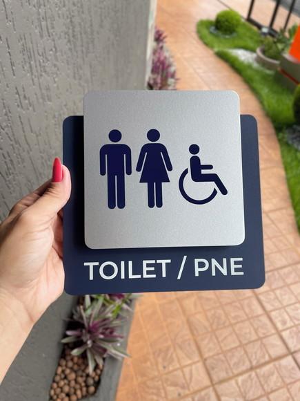 Placa de Identificação de Sala - Modelo Ágata