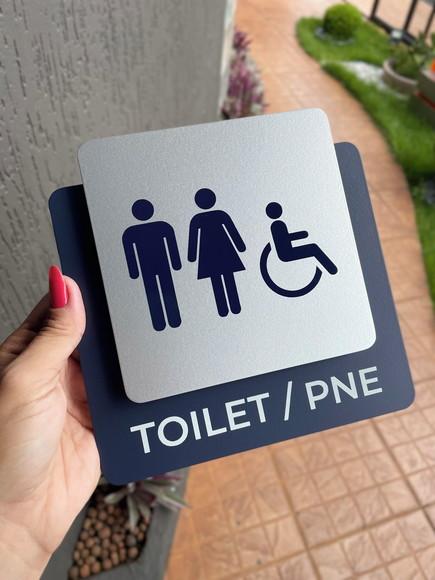Placa de Identificação de Sala - Modelo Ágata