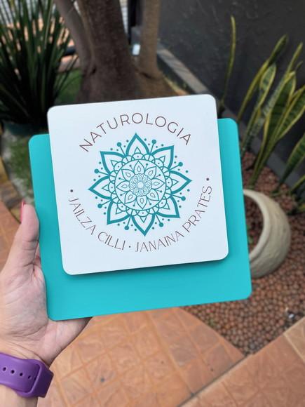 Placa de Identificação de Sala - Modelo Ágata