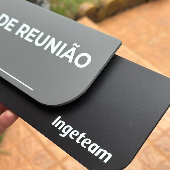 Placa de Identificação de Sala - Modelo Ametista