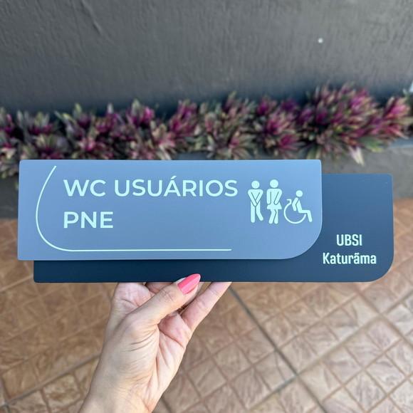 Placa de Identificação de Sala - Modelo Ametista